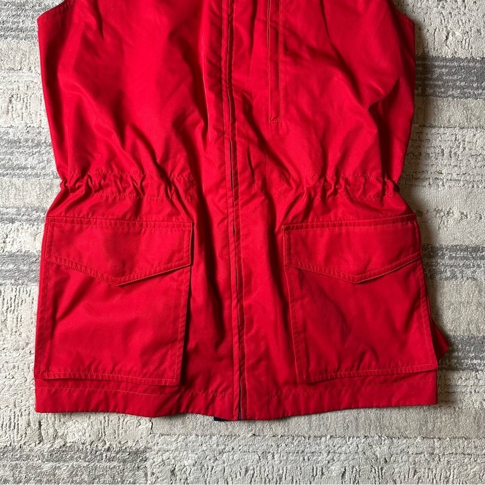 Ralph Lauren Reversible Hooded Utility Vest Red & Navy – Women’s Size M - Picture 5 of 11